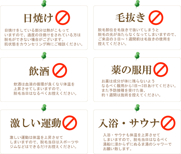 メンズ脱毛後の注意点！肌を守るために知っておきたいことの画像
